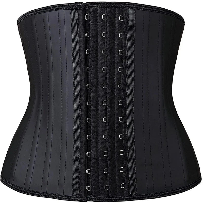 Latex Short Torso Corset Belly Shaper Strap