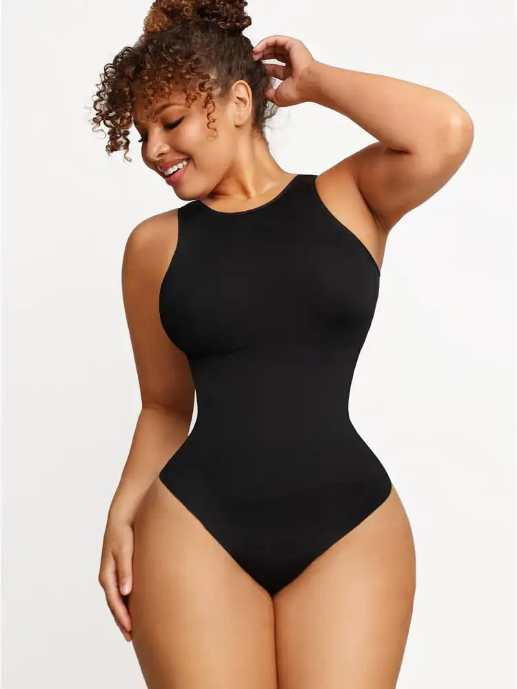 Seamless Sexy Crew Neck Bodysuit